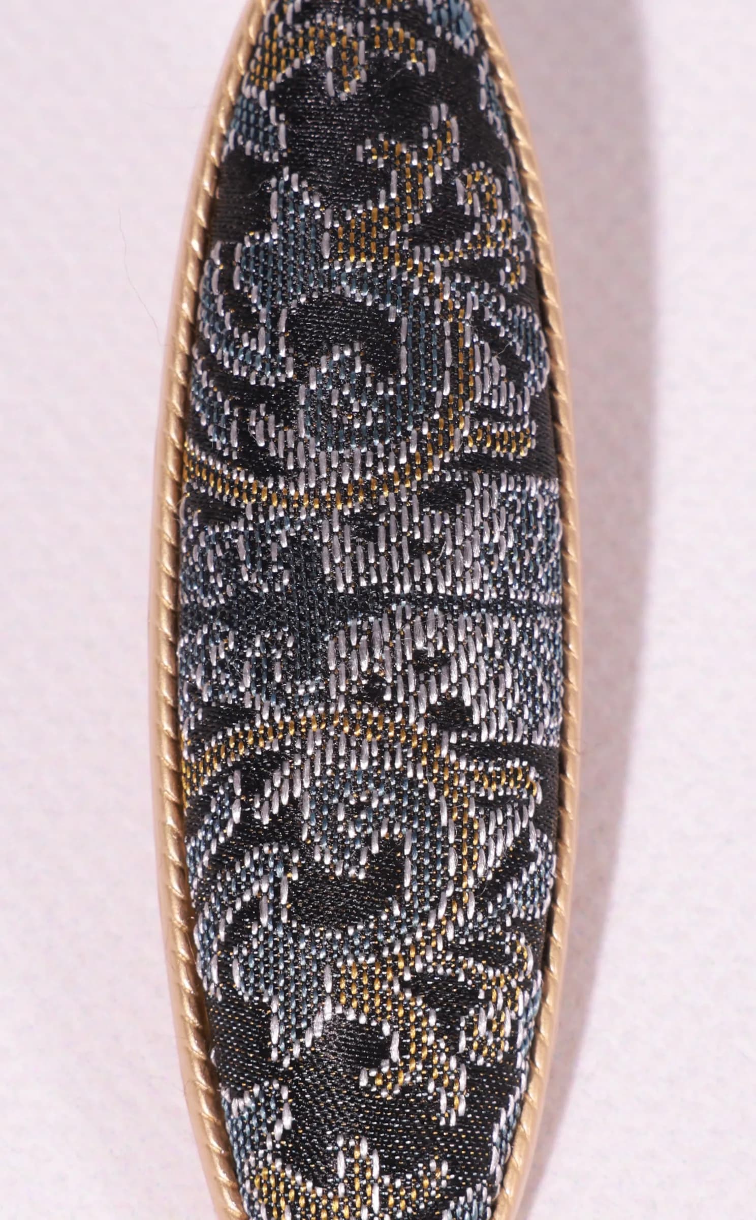 Black Eightfold Medallion Silk Accessory