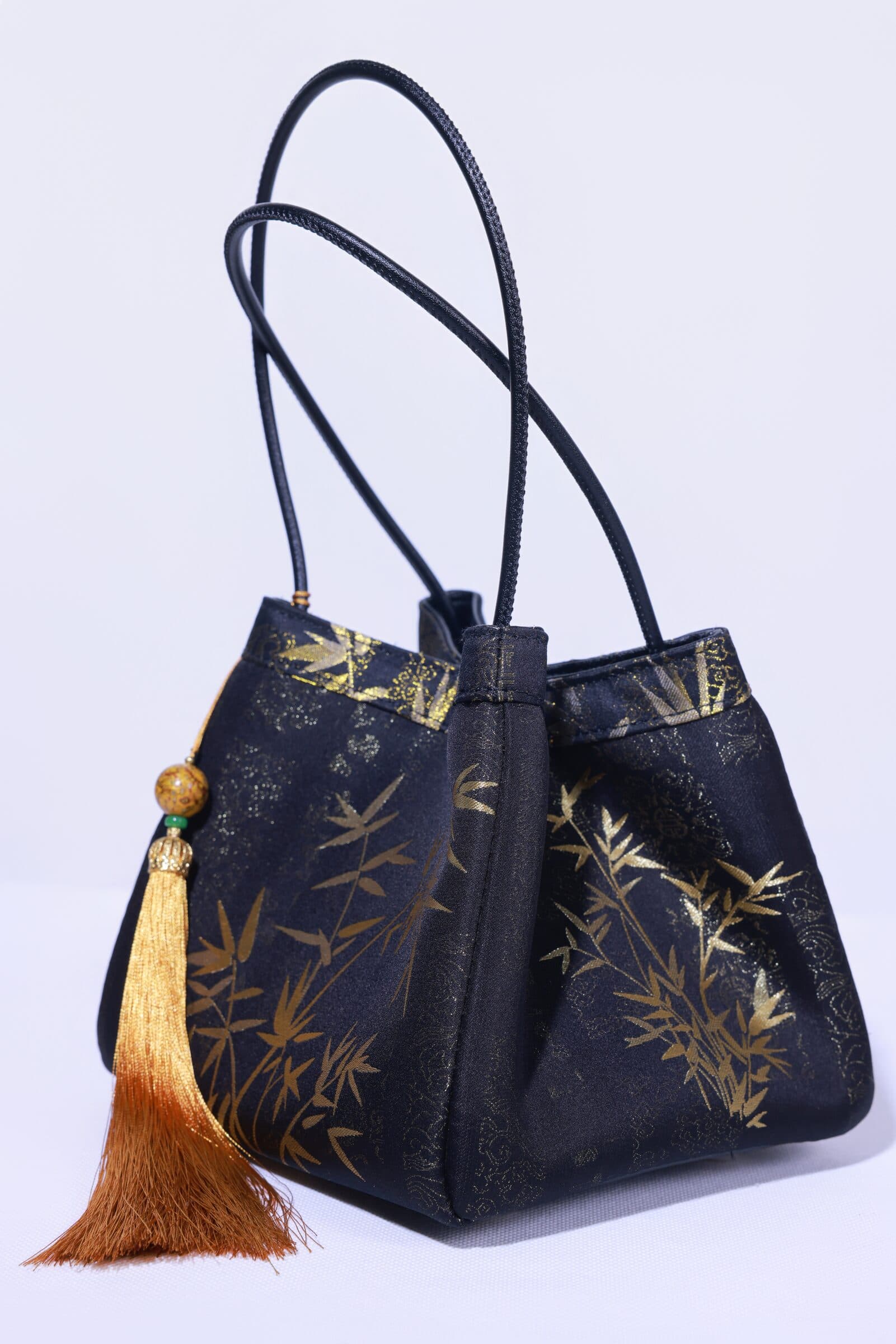 Mingxuan Bamboo Shadows Song Brocade Handbag